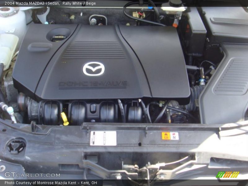 Rally White / Beige 2004 Mazda MAZDA3 i Sedan