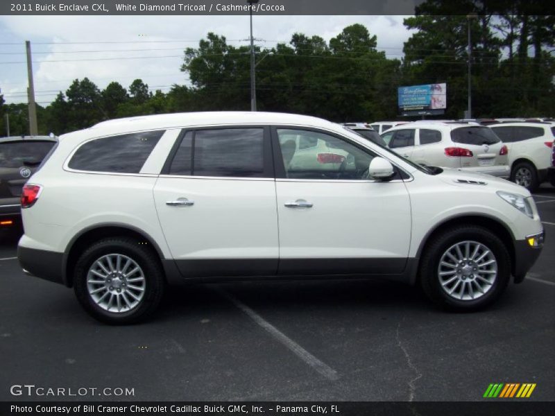 White Diamond Tricoat / Cashmere/Cocoa 2011 Buick Enclave CXL