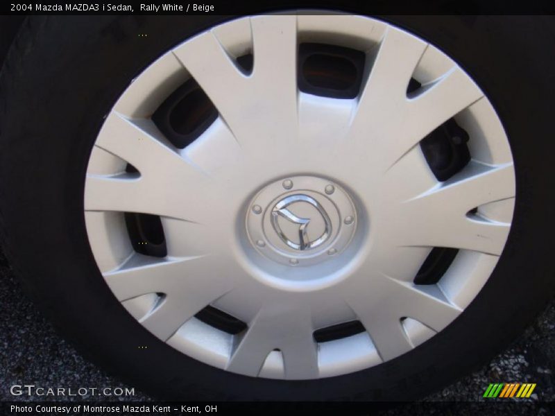 Rally White / Beige 2004 Mazda MAZDA3 i Sedan