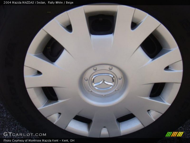 Rally White / Beige 2004 Mazda MAZDA3 i Sedan