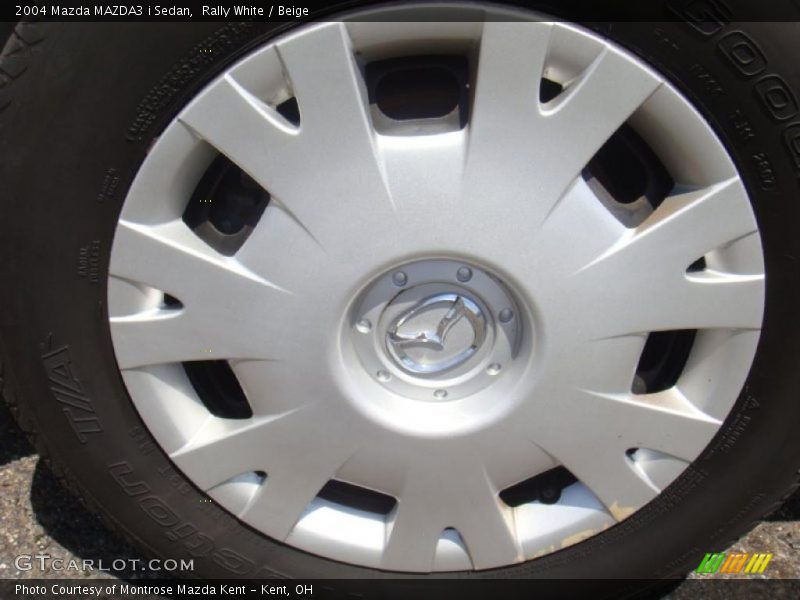 Rally White / Beige 2004 Mazda MAZDA3 i Sedan