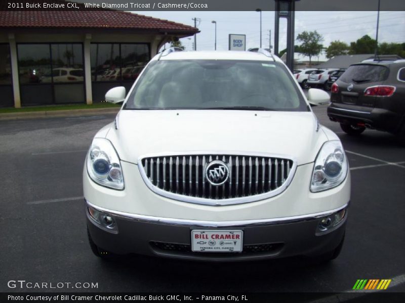 White Diamond Tricoat / Cashmere/Cocoa 2011 Buick Enclave CXL