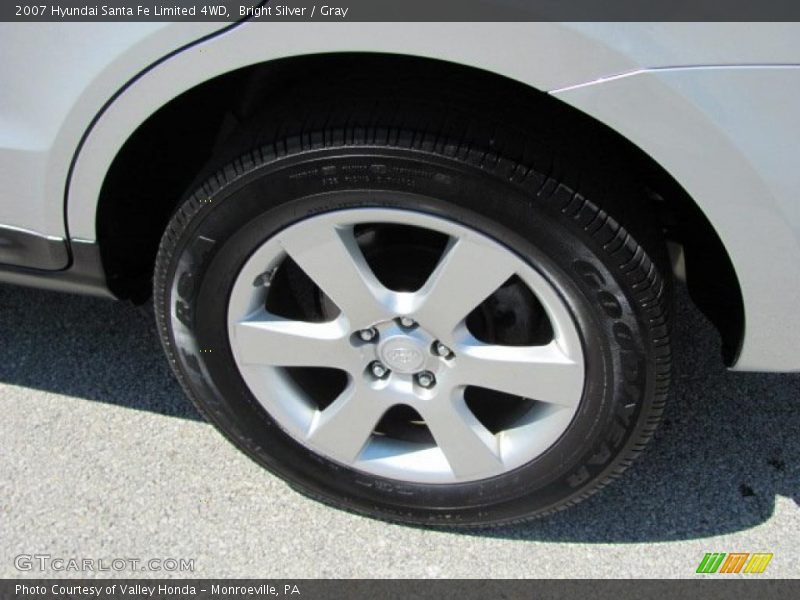 Bright Silver / Gray 2007 Hyundai Santa Fe Limited 4WD