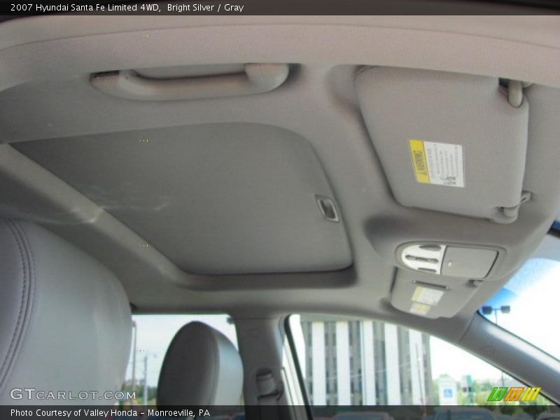 Bright Silver / Gray 2007 Hyundai Santa Fe Limited 4WD