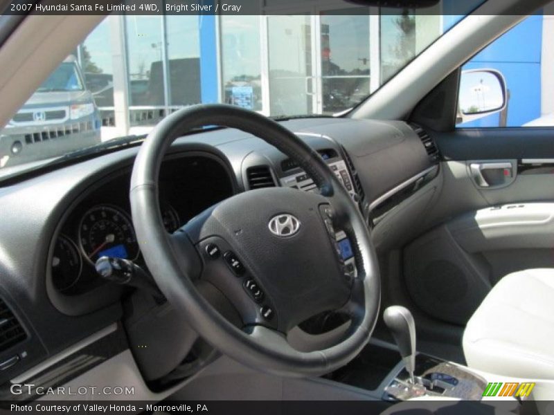 Bright Silver / Gray 2007 Hyundai Santa Fe Limited 4WD