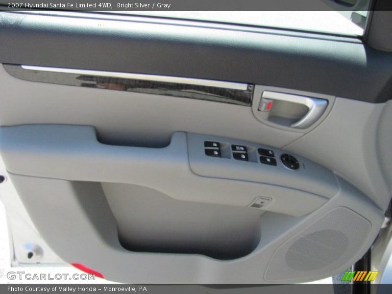 Bright Silver / Gray 2007 Hyundai Santa Fe Limited 4WD