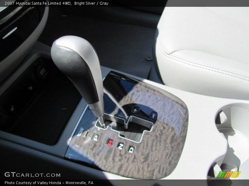 Bright Silver / Gray 2007 Hyundai Santa Fe Limited 4WD