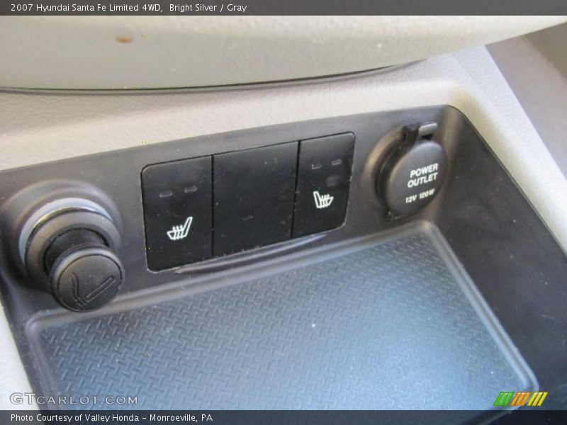 Bright Silver / Gray 2007 Hyundai Santa Fe Limited 4WD