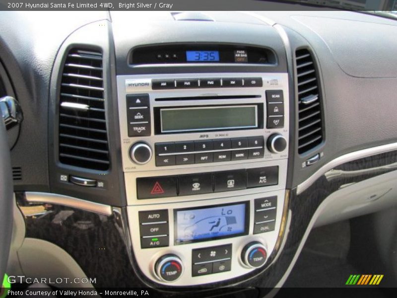 Bright Silver / Gray 2007 Hyundai Santa Fe Limited 4WD