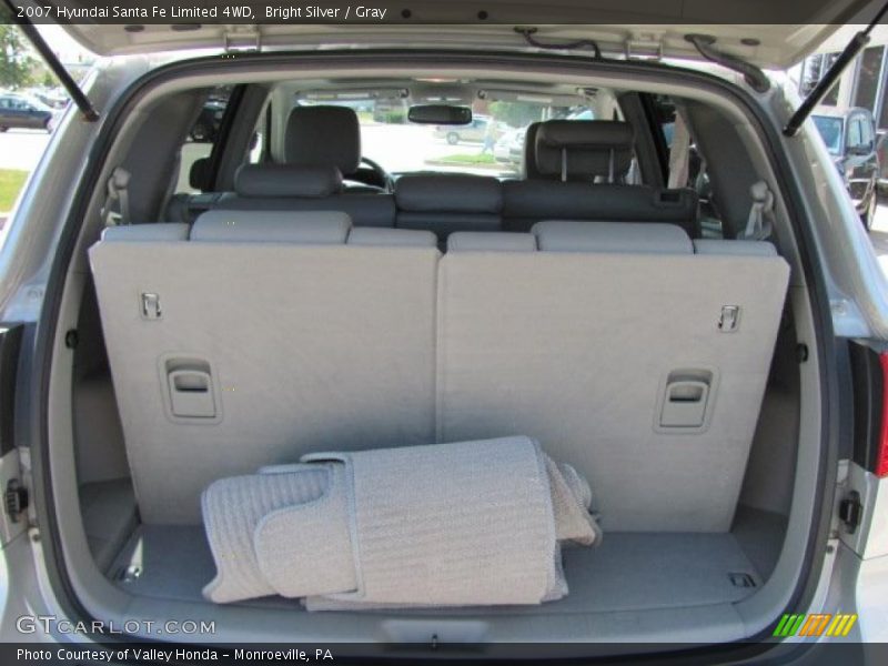 Bright Silver / Gray 2007 Hyundai Santa Fe Limited 4WD