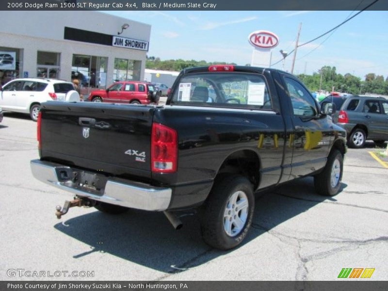 Black / Medium Slate Gray 2006 Dodge Ram 1500 SLT Regular Cab 4x4