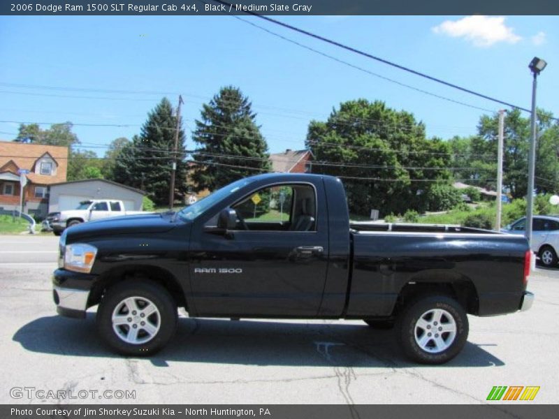 Black / Medium Slate Gray 2006 Dodge Ram 1500 SLT Regular Cab 4x4