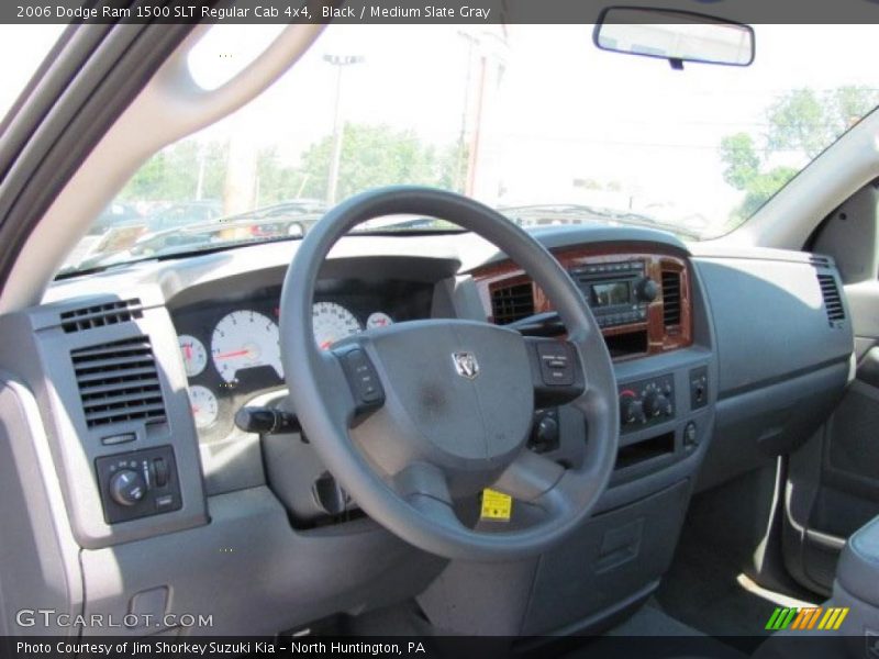 Black / Medium Slate Gray 2006 Dodge Ram 1500 SLT Regular Cab 4x4