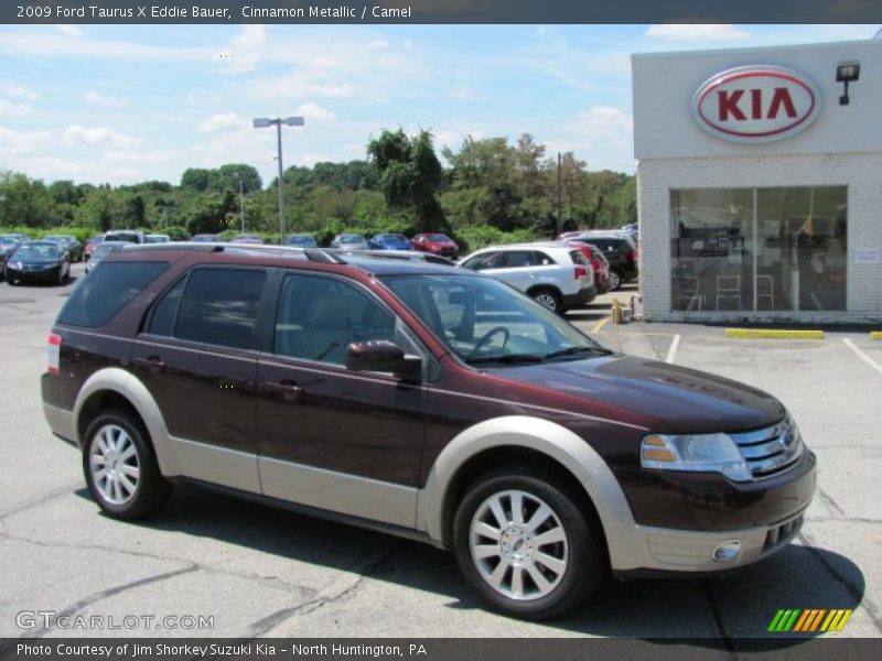 Cinnamon Metallic / Camel 2009 Ford Taurus X Eddie Bauer