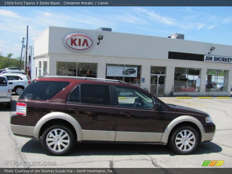 Cinnamon Metallic / Camel 2009 Ford Taurus X Eddie Bauer