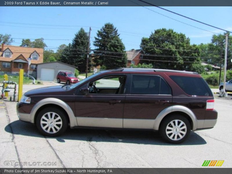 Cinnamon Metallic / Camel 2009 Ford Taurus X Eddie Bauer
