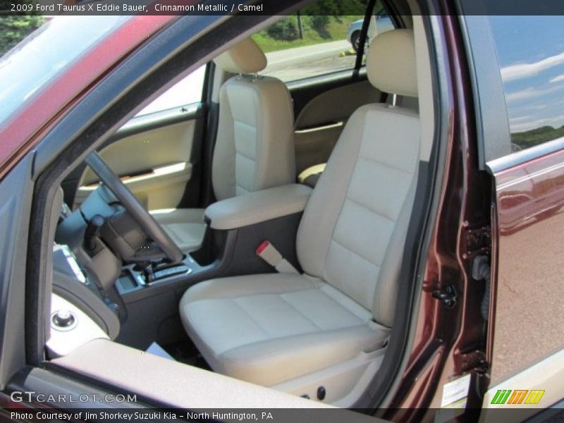 Cinnamon Metallic / Camel 2009 Ford Taurus X Eddie Bauer