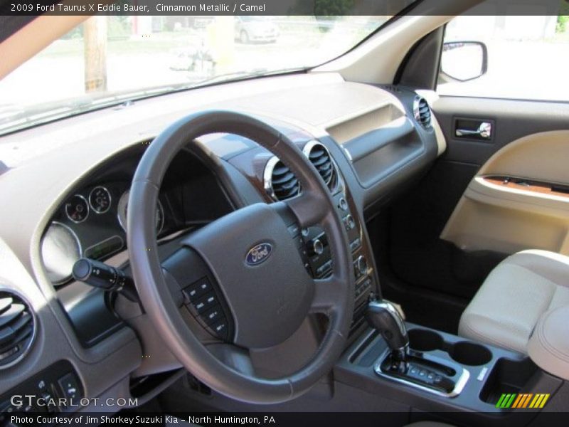 Cinnamon Metallic / Camel 2009 Ford Taurus X Eddie Bauer