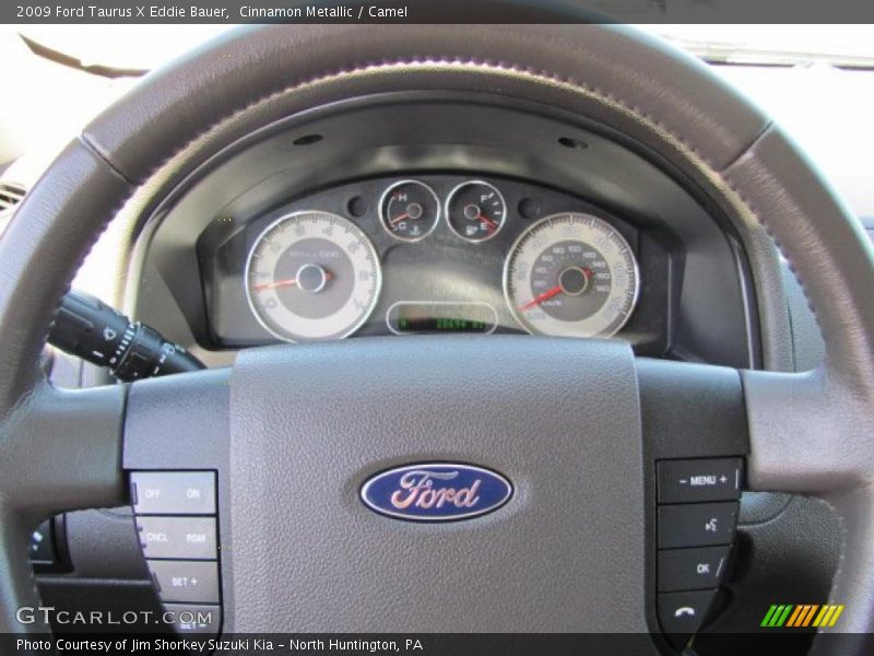 Cinnamon Metallic / Camel 2009 Ford Taurus X Eddie Bauer