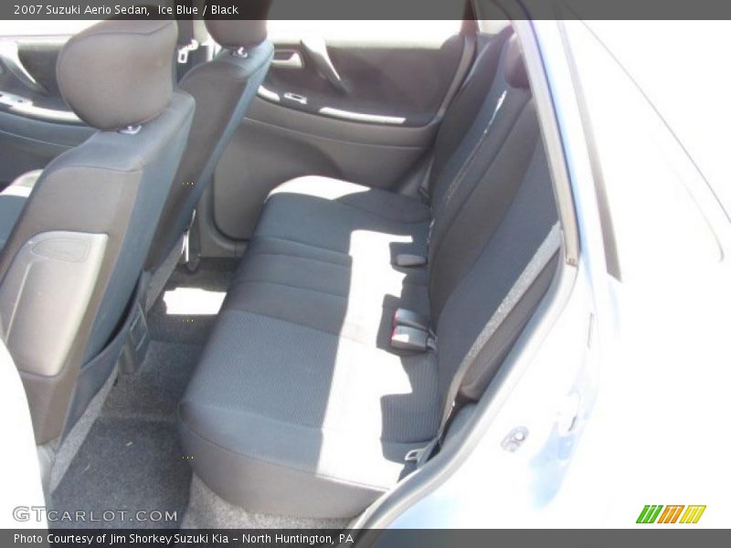 Ice Blue / Black 2007 Suzuki Aerio Sedan