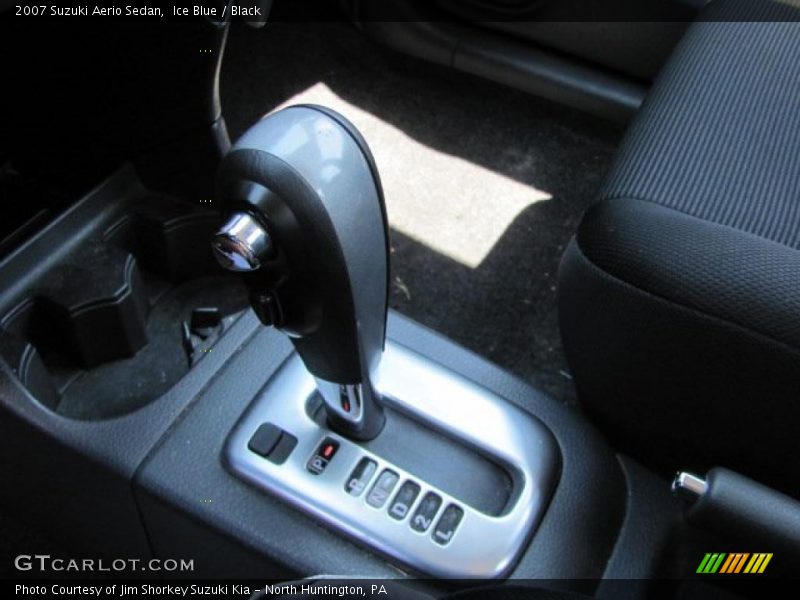 Ice Blue / Black 2007 Suzuki Aerio Sedan