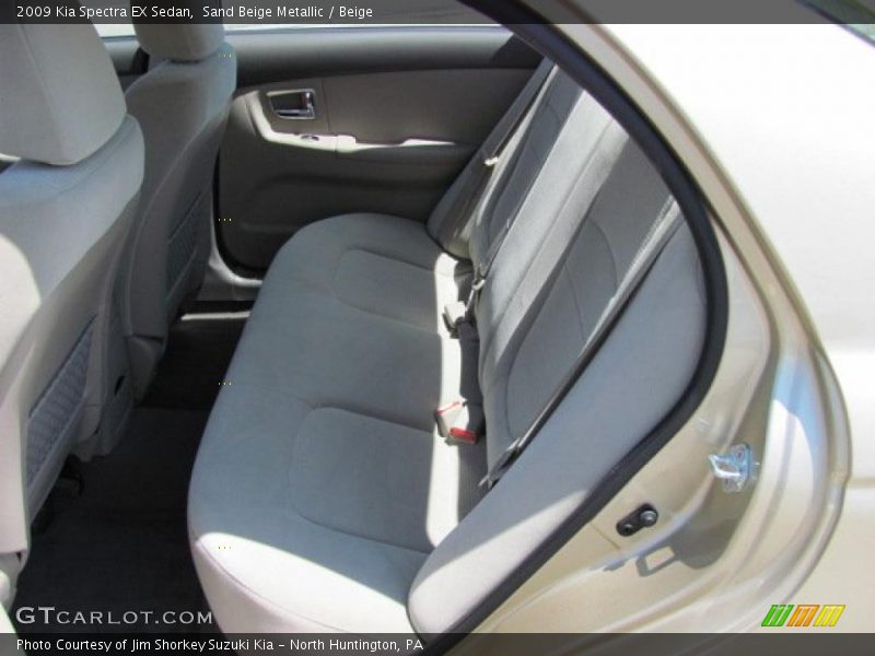Sand Beige Metallic / Beige 2009 Kia Spectra EX Sedan