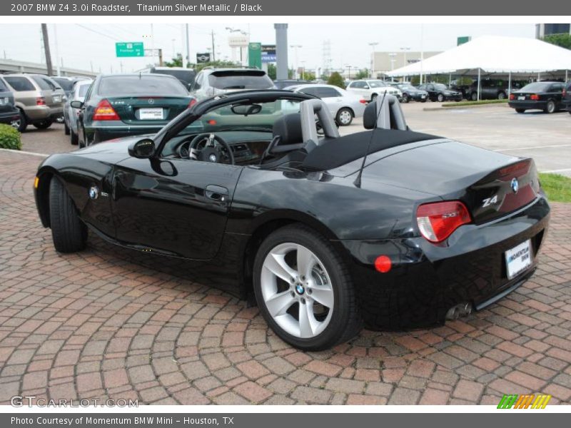 Titanium Silver Metallic / Black 2007 BMW Z4 3.0i Roadster