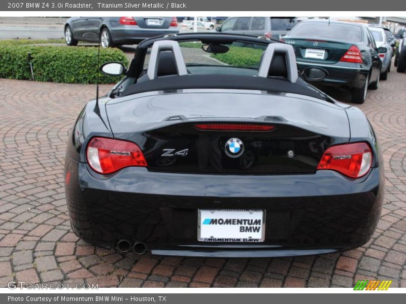 Titanium Silver Metallic / Black 2007 BMW Z4 3.0i Roadster