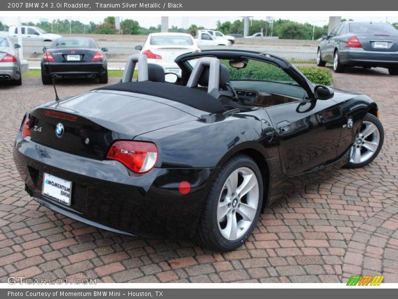 Titanium Silver Metallic / Black 2007 BMW Z4 3.0i Roadster