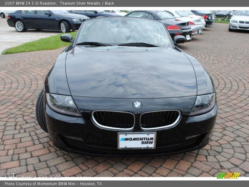 Titanium Silver Metallic / Black 2007 BMW Z4 3.0i Roadster