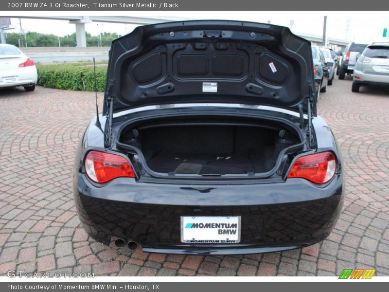 Titanium Silver Metallic / Black 2007 BMW Z4 3.0i Roadster