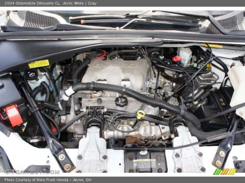 Arctic White / Gray 2004 Oldsmobile Silhouette GL