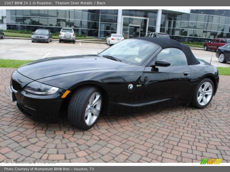 Titanium Silver Metallic / Black 2007 BMW Z4 3.0i Roadster