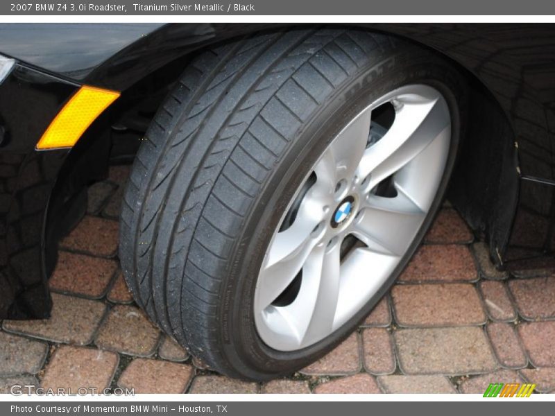 Titanium Silver Metallic / Black 2007 BMW Z4 3.0i Roadster