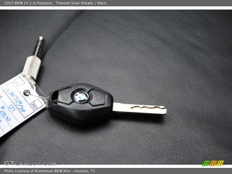 Titanium Silver Metallic / Black 2007 BMW Z4 3.0i Roadster