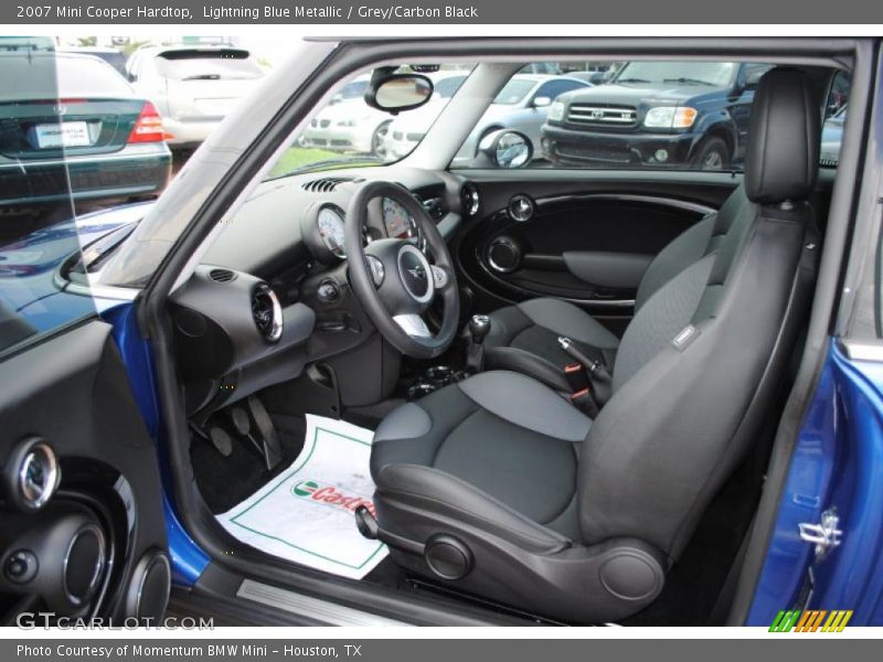 Lightning Blue Metallic / Grey/Carbon Black 2007 Mini Cooper Hardtop