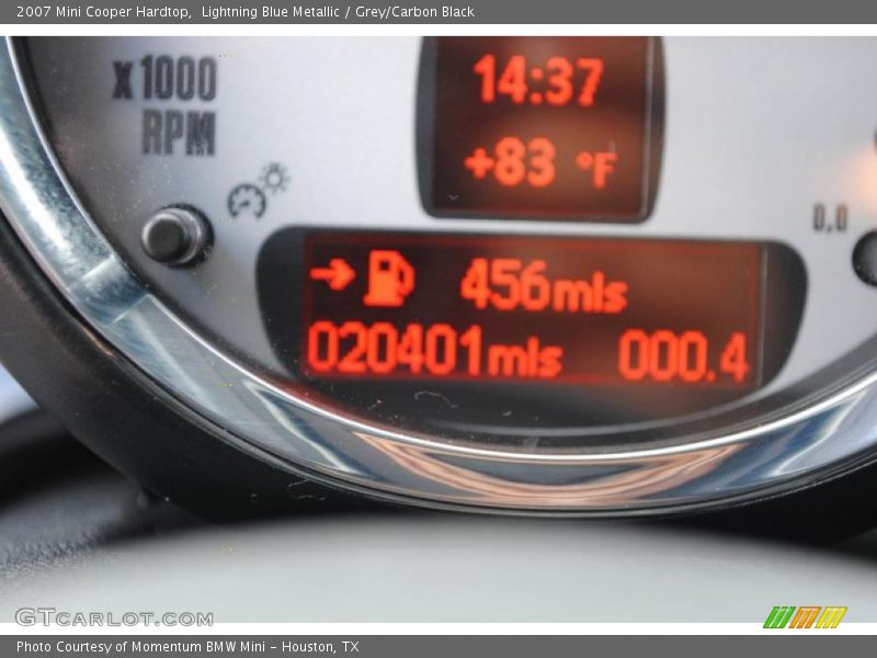 Lightning Blue Metallic / Grey/Carbon Black 2007 Mini Cooper Hardtop