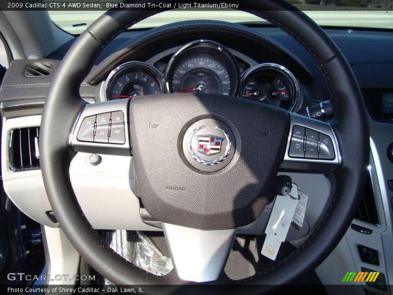 Blue Diamond Tri-Coat / Light Titanium/Ebony 2009 Cadillac CTS 4 AWD Sedan