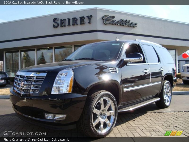 Black Raven / Ebony/Ebony 2009 Cadillac Escalade AWD
