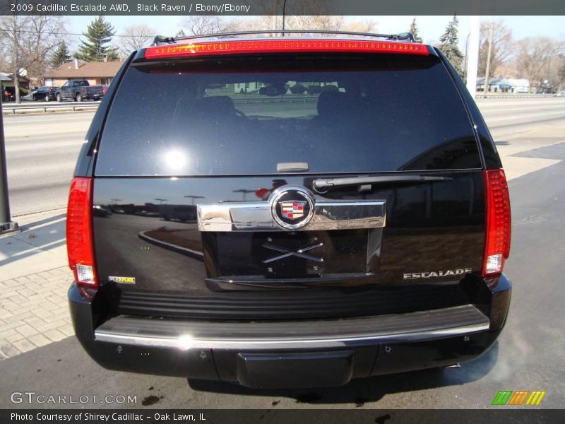 Black Raven / Ebony/Ebony 2009 Cadillac Escalade AWD