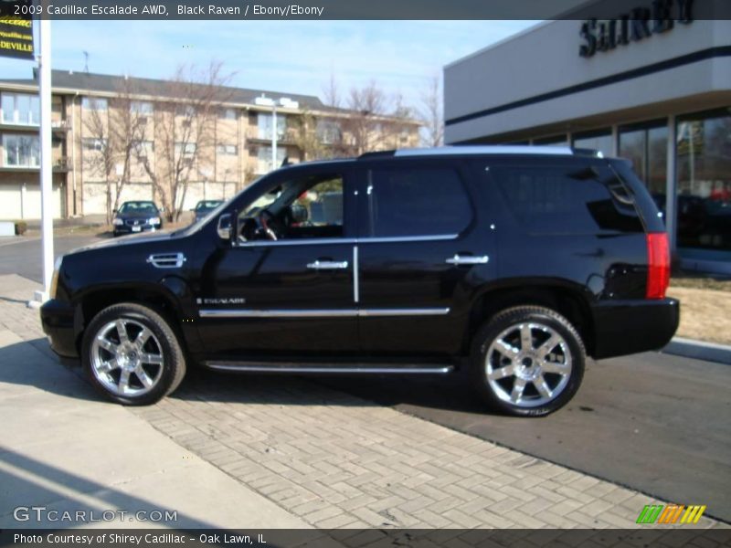Black Raven / Ebony/Ebony 2009 Cadillac Escalade AWD