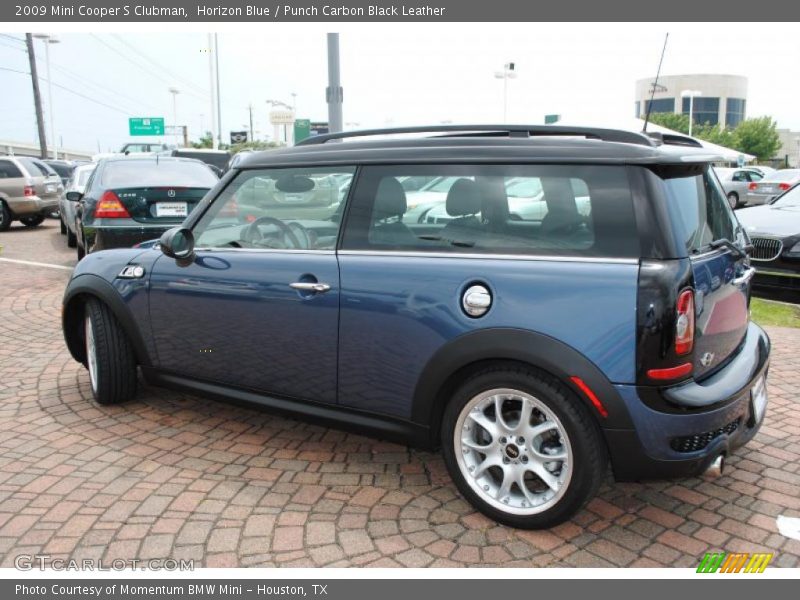 Horizon Blue / Punch Carbon Black Leather 2009 Mini Cooper S Clubman