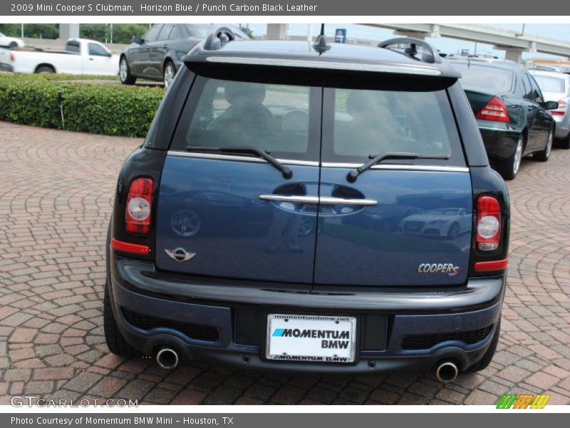 Horizon Blue / Punch Carbon Black Leather 2009 Mini Cooper S Clubman
