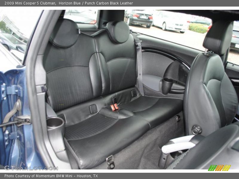 Horizon Blue / Punch Carbon Black Leather 2009 Mini Cooper S Clubman