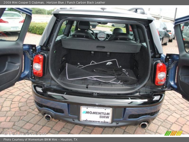 Horizon Blue / Punch Carbon Black Leather 2009 Mini Cooper S Clubman