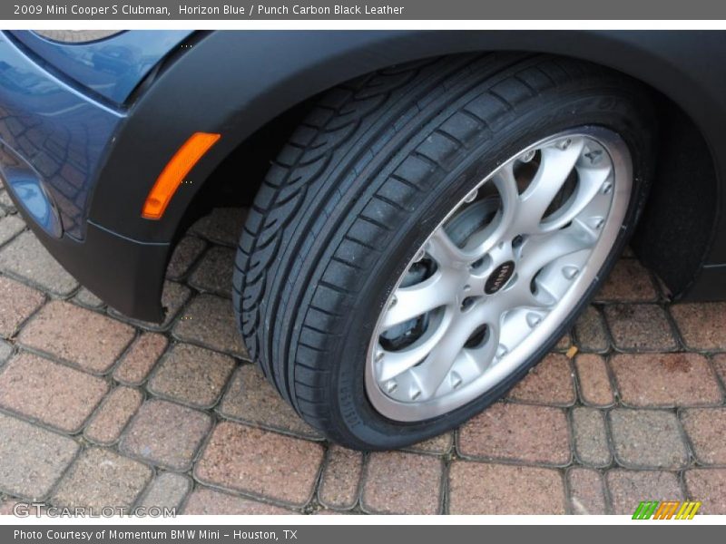 Horizon Blue / Punch Carbon Black Leather 2009 Mini Cooper S Clubman
