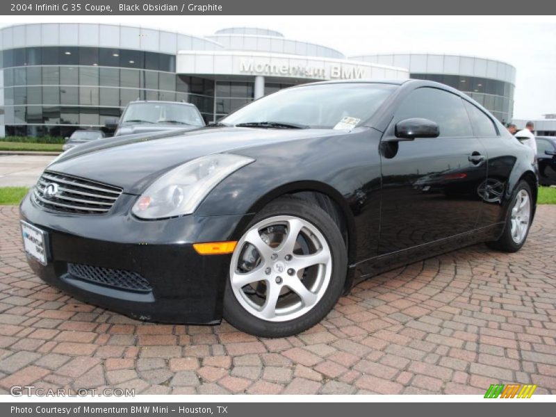 Black Obsidian / Graphite 2004 Infiniti G 35 Coupe