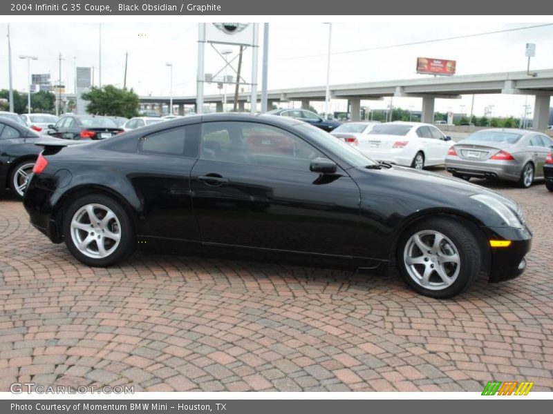 Black Obsidian / Graphite 2004 Infiniti G 35 Coupe