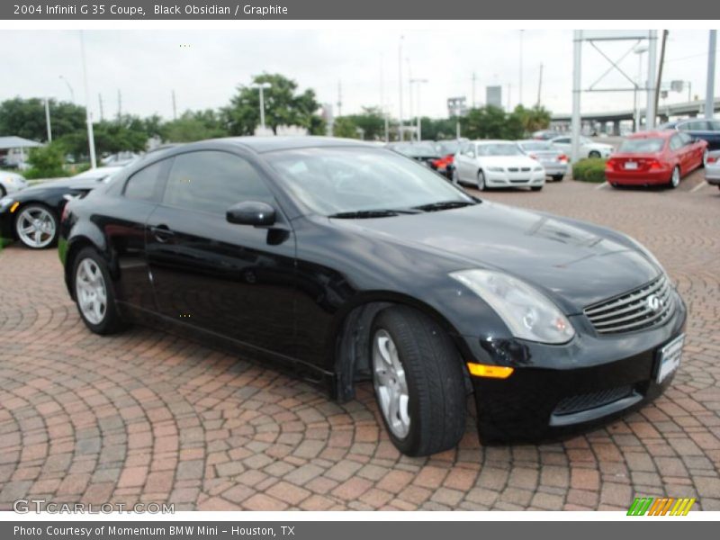 Black Obsidian / Graphite 2004 Infiniti G 35 Coupe