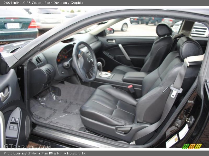 Black Obsidian / Graphite 2004 Infiniti G 35 Coupe